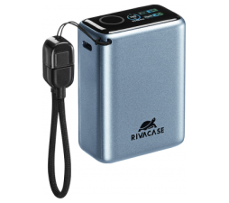 Slika 2 izdelka: RIVACASE VA1031 Power Bank 10.000 mAh PD 40 W s TFT-zaslonom - temno siv