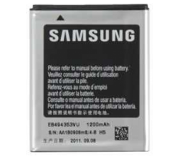 Slika 2 izdelka: SAMSUNG baterija EB494353VU EB494353VU S5250 Wave 525, S5253 Wave 525, S5330 Wave 533, S5333 Wave 533, S5570 Galaxy Mini original 