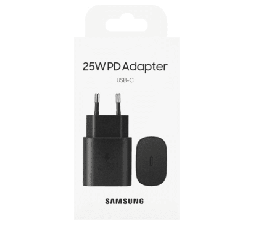 Slika 2 izdelka: SAMSUNG hišni adapter 220V EP-TA800NBE Super Fast Charge 25W (EU Blister) -črn - poškodovana embalaža
