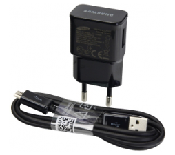 Slika izdelka: SAMSUNG HIŠNI POLNILEC 220V ETA-U90EW+ECB-DU4AWE 2A z USB data kablom črn