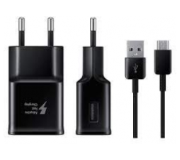 Slika 2 izdelka: SAMSUNG HIŠNI POLNILEC EP-TA20 z kablom USB-MicroUSB (DU4) - črn (Bulk)