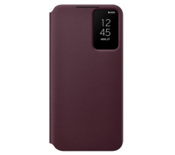 Slika izdelka: Samsung original torbica Clear View EF-ZS901CEE za Samsung Galaxy S22 5G - bordo rdeča