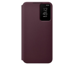 Slika 2 izdelka: Samsung original torbica Clear View EF-ZS901CEE za Samsung Galaxy S22 5G - bordo rdeča