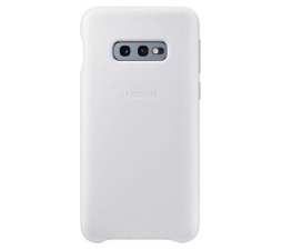 Slika izdelka: SAMSUNG original usnjen ovitek EF-VG970LWE za SAMSUNG Galaxy S10e G970 - zaščita zadnjega dela - bel