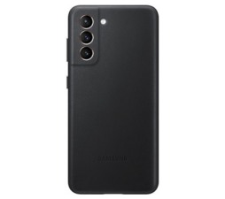 Slika 2 izdelka: SAMSUNG original usnjen ovitek EF-VG996LBE za SAMSUNG Galaxy S21 Plus G996 - zaščita zadnjega dela - črn