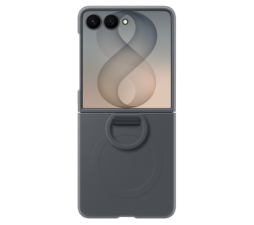 Slika 2 izdelka: Samsung originalni magnetni silikonski ovitek Ring Case za Samsung Galaxy Z Flip8, grafiten (EF-EF776CBEGWW)
