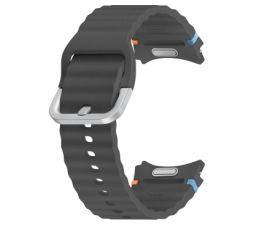 Slika 2 izdelka: Samsung silikonski pašček ET-SNL30SBE za uro Samsung Watch 4/5/6/7 20mm size S/M - temno siv