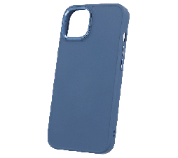 Slika izdelka: Satin silikonski ovitek za iPhone 14 Plus 6.7 -  moder