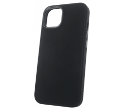 Slika izdelka: Satin silikonski ovitek za iPhone 16 Pro Max - črn