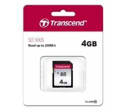 Slika 2 izdelka: SDHC TRANSCEND 4GB 300S, 95/45MB/s, C10, UHS-I Speed Class 1 (U1)