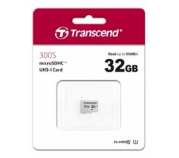 Slika 2 izdelka: SDHC TRANSCEND MICRO 32GB 300S, 95/45MB/s, C10, UHS-I Speed Class 1 (U1)