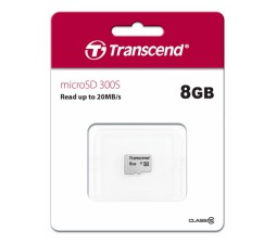 Slika 2 izdelka: SDHC TRANSCEND MICRO 8GB 300S, 95/45MB/s, C10, UHS-I Speed Class 1 (U1)
