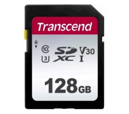 Slika izdelka: SDXC TRANSCEND 128GB 300S, 95/45MB/s, C10, UHS-I Speed Class 3 (U3), V30