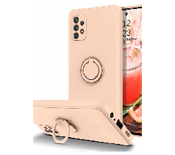 Slika izdelka: Silikonski ovitek Liquid Ring za Xiaomi 12 Pro - roza