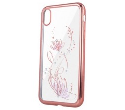 Slika 2 izdelka: Silikonski ovitek Lotus z okvirjem za iPhone 11 Pro - pink