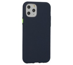 Slika 2 izdelka: Silikonski ovitek NEON za Samsung Galaxy S21 G991 - temno moder