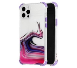 Slika 2 izdelka: Silikonski ovitek SHOCK Abstract za Samsung Galaxy A22 A225 LTE - rumen