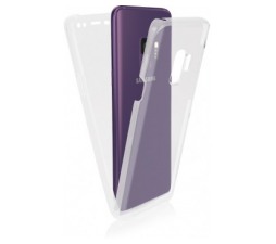 Slika 2 izdelka: Silikonski ovitek spredaj + zadaj za Samsung Galaxy S9 Plus G965 - prozoren