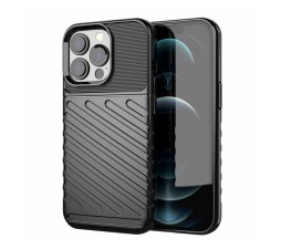 Slika izdelka: Silikonski ovitek Thunder Armor za iPhone 13 Pro - črn