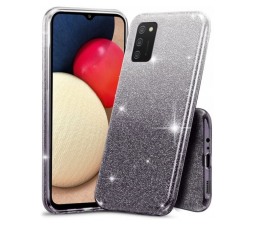 Slika izdelka: Silikonski ovitek z bleščicami Bling 2v1 za Samsung Galaxy S22 5G - srebrno siv