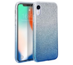 Slika 2 izdelka: Silikonski ovitek z bleščicami Bling 2v1 za Samsung Galaxy A51 A515 srebrno moder