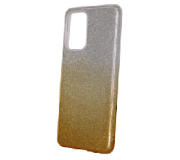 Slika 2 izdelka: Silikonski ovitek z bleščicami Bling 2v1 za Samsung Galaxy A33 5G A336 - srebrno zlat