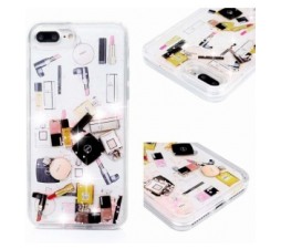Slika 2 izdelka: Silikonski ovitek z bleščicami MAKE UP za Xiaomi Redmi 8 / 8A