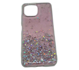 Slika izdelka: Silikonski ovitek z bleščicami SPARKLE za Samsung Galaxy A03s A037 - roza