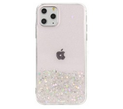Slika 2 izdelka: Silikonski ovitek z bleščicami SPARKLE za Xiaomi Redmi 10T in 10T Pro - prozorno roza