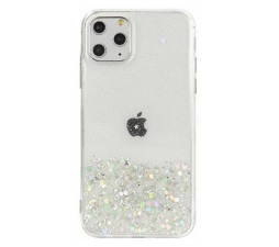Slika 2 izdelka: Silikonski ovitek z bleščicami SPARKLE za Samsung Galaxy A32 A325 - prozoren
