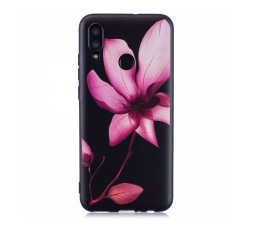 Slika izdelka: Silikonski ovitek z orhidejo za Huawei P Smart 2019 / Honor 10 Lite - črn