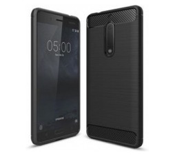 Slika 2 izdelka: Silikonski ovitek za Huawei P Smart - mat carbon črn