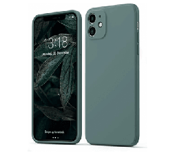 Slika 2 izdelka: Silikonski ovitek za iPhone 14 Plus 6.7 - mat zelen