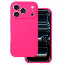 Slika 2 izdelka: Silikonski ovitek za iPhone 17 Pro Max - mat liquid - roza