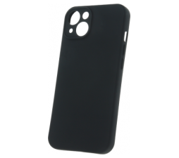 Slika 2 izdelka: Silikonski ovitek za iPhone 17 Pro - mat liquid - črn