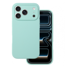 Slika 2 izdelka: Silikonski ovitek za iPhone 17 Pro - mat liquid mint