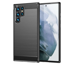 Slika izdelka: Silikonski ovitek za Samsung Galaxy S23 Ultra 5G - mat carbon črn