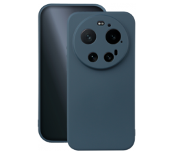 Slika 2 izdelka: Silikonski ovitek za Xiaomi 17 Ultra - mat liquid moder 