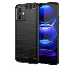 Slika izdelka: Silikonski ovitek za Xiaomi Redmi Note 13 Pro Plus 5G - mat carbon črn