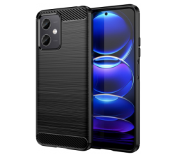 Slika 2 izdelka: Silikonski ovitek za Xiaomi Redmi Note 13 Pro Plus 5G - mat carbon črn