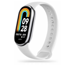 Slika izdelka: Silikonski pašček za uro Xiaomi Mi Band 8 - bel