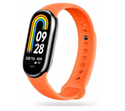 Slika izdelka: Silikonski pašček za uro Xiaomi Mi Band 8 - oranžen