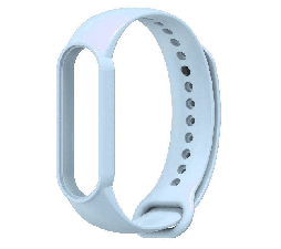 Slika izdelka: Silikonski pašček za uro Xiaomi Mi Band 5 in 6 - svetlo moder