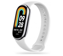 Slika 2 izdelka: Silikonski pašček za uro Xiaomi Mi Band 8 - bel