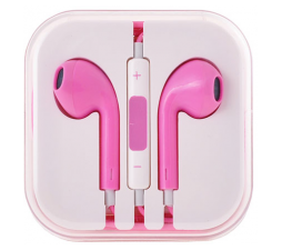 Slika izdelka: Slušalke univerzalne 3,5 jack - roza