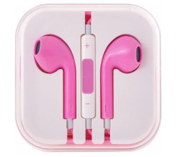 Slika 2 izdelka: Slušalke univerzalne 3,5 jack - roza