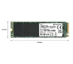 Slika izdelka: SSD Transcend M.2 PCIe NVMe 1TB 115S, 3200/2000MB/s, PCIe Gen3x4, NVMe, TLC, DRAM-less