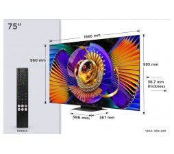 Slika 2 izdelka: TCL 75 Premium SQD-Mini LED TV 75C7L