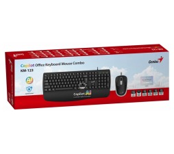 Slika 2 izdelka: Tipkovnica Genius KM-123,PR,BLK,SER,USB
