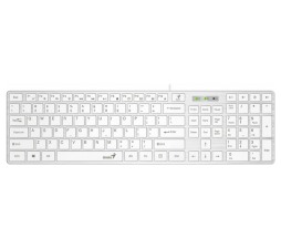 Slika izdelka: Tipkovnica Genius Slimstar 126 USB bela